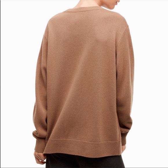 Aritzia The Group By Babaton Ride Cardigan Beige - Picture 5 of 14